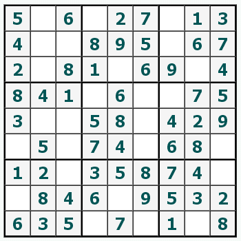 Skriv ut Sudoku #191