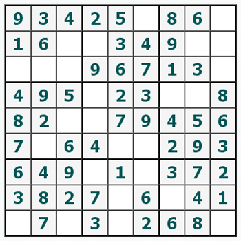 skriva ut Sudoku #196