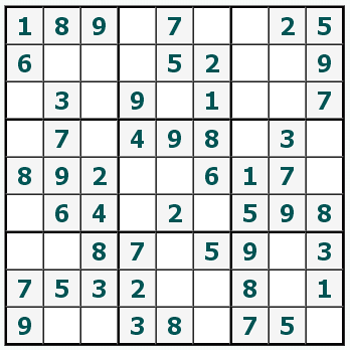 skriva ut Sudoku #197