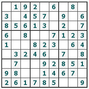 Skriv ut Sudoku #201