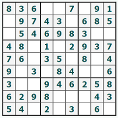 Sudoku trực tuyến #216