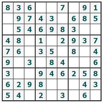Skriv ut Sudoku #216