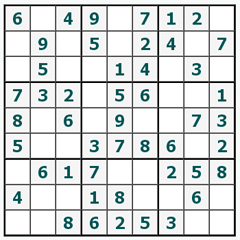 Sudoku trực tuyến #22