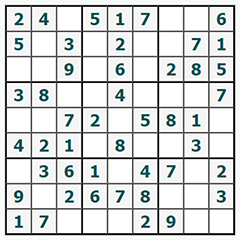 Sudoku trực tuyến #222