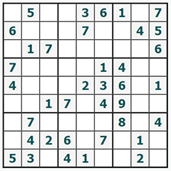 Sudoku trực tuyến #223