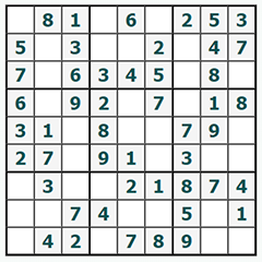 Sudoku trực tuyến #227