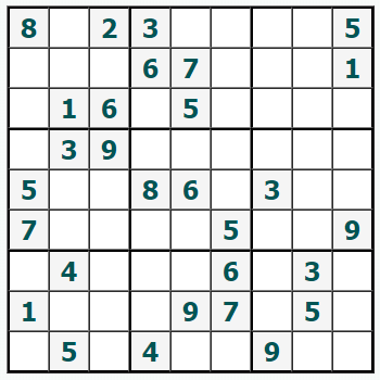 Skriv ut Sudoku #239