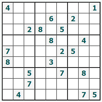 Skriv ut Sudoku #245