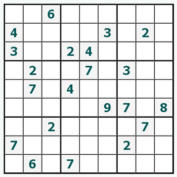 Skriv ut Sudoku #255