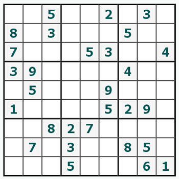 Skriv ut Sudoku #259