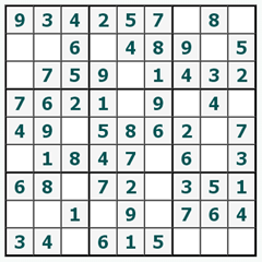 Sudoku trực tuyến #266