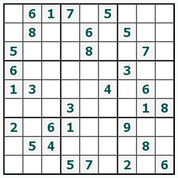 drucken Sudoku #274