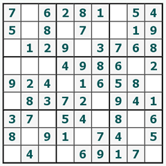 Sudoku trực tuyến #276