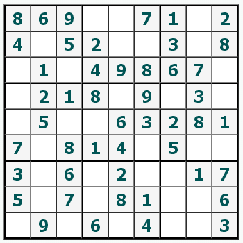 Skriv ut Sudoku #277