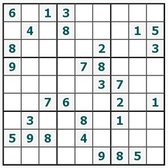 Sudoku trực tuyến #279