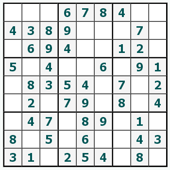 Skriv ut Sudoku #282