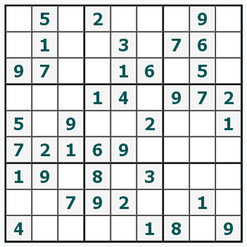 skriva ut Sudoku #283