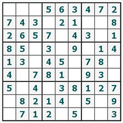 Sudoku trực tuyến #286