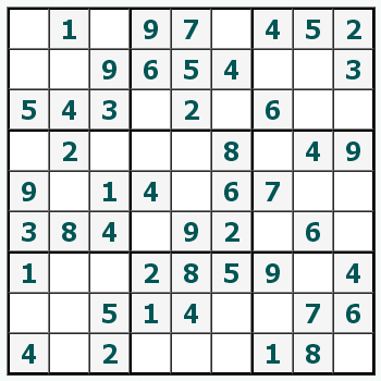 Skriv ut Sudoku #287