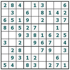 Sudoku trực tuyến #291