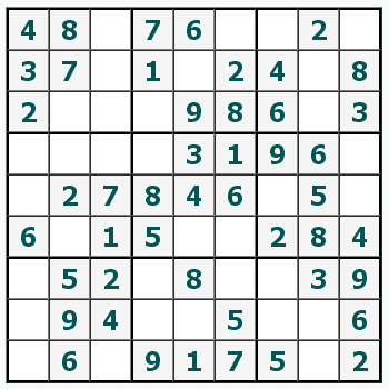 drucken Sudoku #297