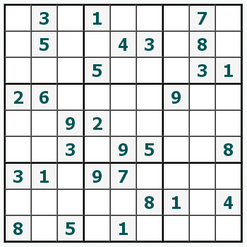 drucken Sudoku #299