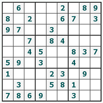 drucken Sudoku #308