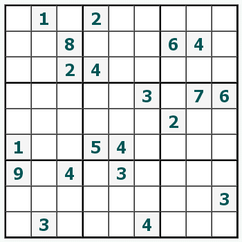 drucken Sudoku #310