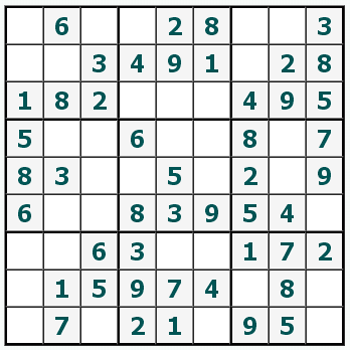 Skriv ut Sudoku #312