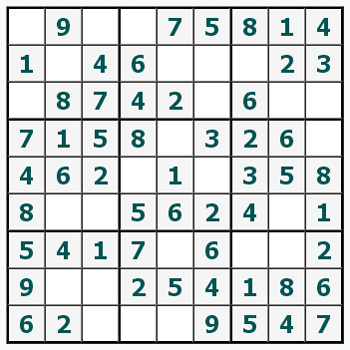 Print Sudoku #321