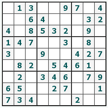 drucken Sudoku #327