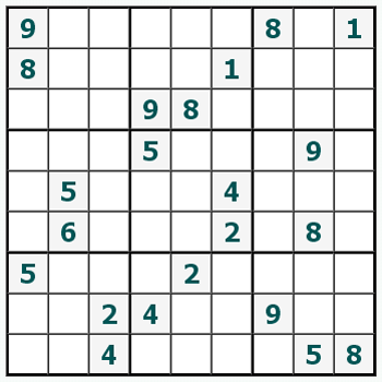 Skriv ut Sudoku #345