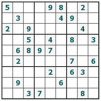 Imprimer Sudoku #349