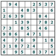 Sudoku trực tuyến #361