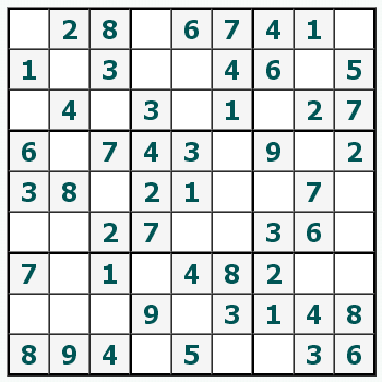 Skriv ut Sudoku #37