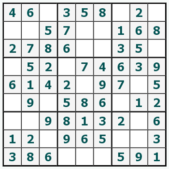 Skriv ut Sudoku #376