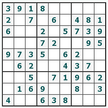 drucken Sudoku #377
