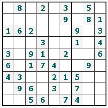 drucken Sudoku #378