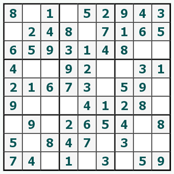 Skriv ut Sudoku #381