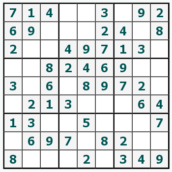skriva ut Sudoku #382