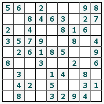 skriva ut Sudoku #387
