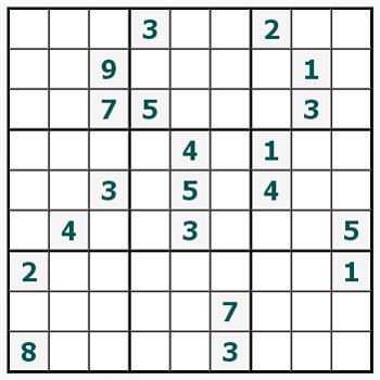 Skriv ut Sudoku #390