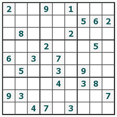Sudoku online #395
