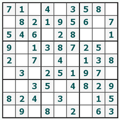 Sudoku on-line #401