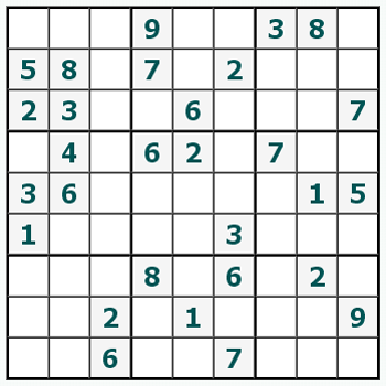 Skriv ut Sudoku #409