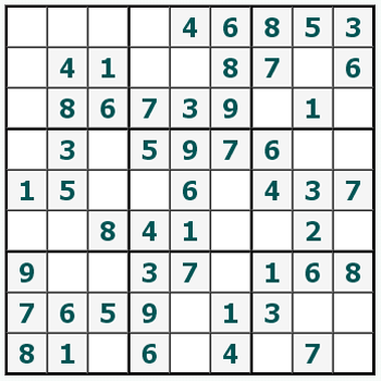 Skriv ut Sudoku #412
