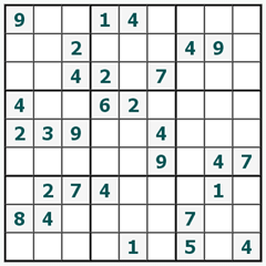 Sudoku trực tuyến #419
