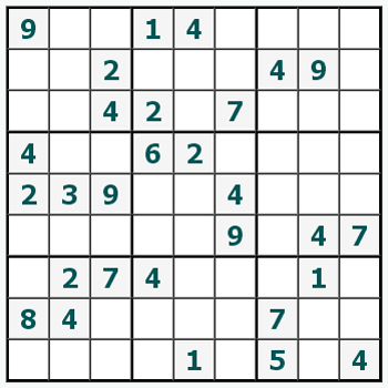 Skriv ut Sudoku #419