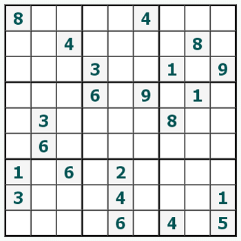 Skriv ut Sudoku #425
