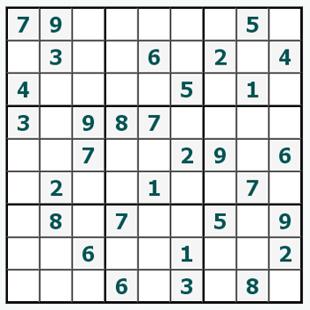 Skriv ut Sudoku #434